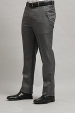 Bluebird Men's Charcoal Dark Grey Jute Trouser