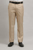 Bluebird Men's Jute Beige Textured Trouser