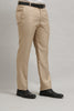 Bluebird Men's Jute Beige Textured Trouser