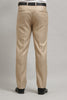 Bluebird Men's Jute Beige Textured Trouser