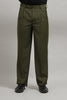 Premium Olive Green Pleated Trousers