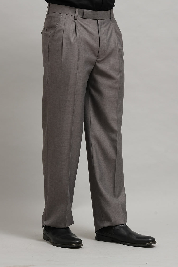 Ashstone Premium Grey Pleated Trouser