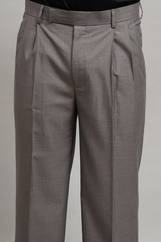Ashstone Premium Grey Pleated Trouser