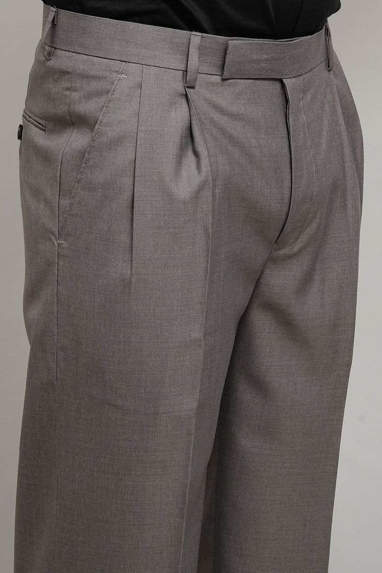 Ashstone Premium Grey Pleated Trouser