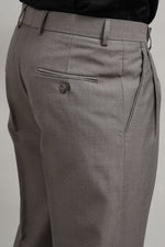 Ashstone Premium Grey Pleated Trouser
