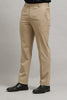 Bluebird Men's Beige Sand Lycra Trouser