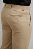 Bluebird Men's Beige Sand Lycra Trouser