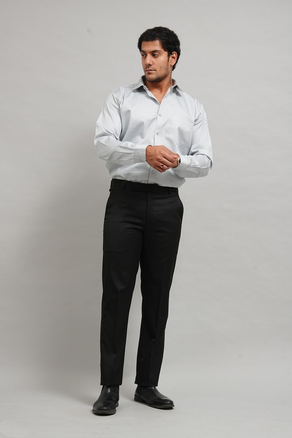 Bluebird Men's Black Street Lycra Trouser