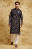Dark Blue Kashmiri Kurta Set – Wedding & Festive Edition