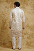 White Elephant Embroidered Kurta Set – Royal Ethnic Classic