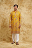Marigold Meadow All-Over Multicolor Thread-Embroidered Kurta