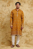 Olive Dusk All-Over Thread-Embroidered Kurta