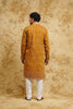 Olive Dusk All-Over Thread-Embroidered Kurta