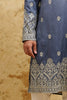 Blue Ombre Embroidered Kurta Set