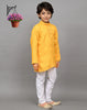 Yellow Self-Design Embroidered Kurta Set – Bright & Joyful for Your Little One