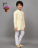 Cream Embroidered Kurta Set – Elegant & Classic for Your Little One