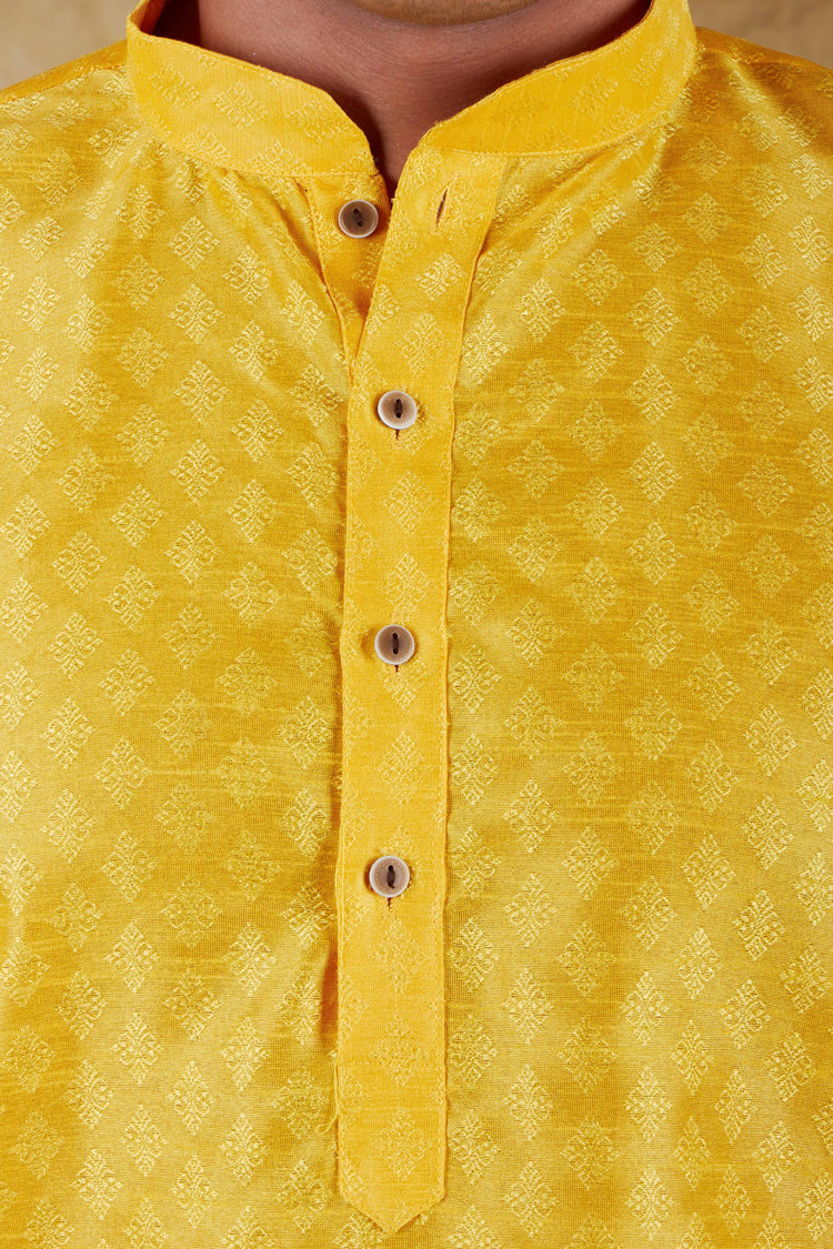 Bluesaanchi Banarsi Silk Mango  Kurta Set