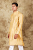 Bluesaanchi Banarsi Silk Cream  Kurta Set