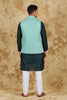 Bluesaanchi Green Waistcoat set