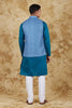 Bluesaanchi Blue Waistcoat set