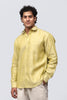 Bluebird Men's 100% Lemon Linen Shirt