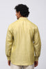 Bluebird Men's 100% Lemon Linen Shirt