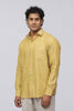Bluebird Men's 100%  Beige Linen Shirt