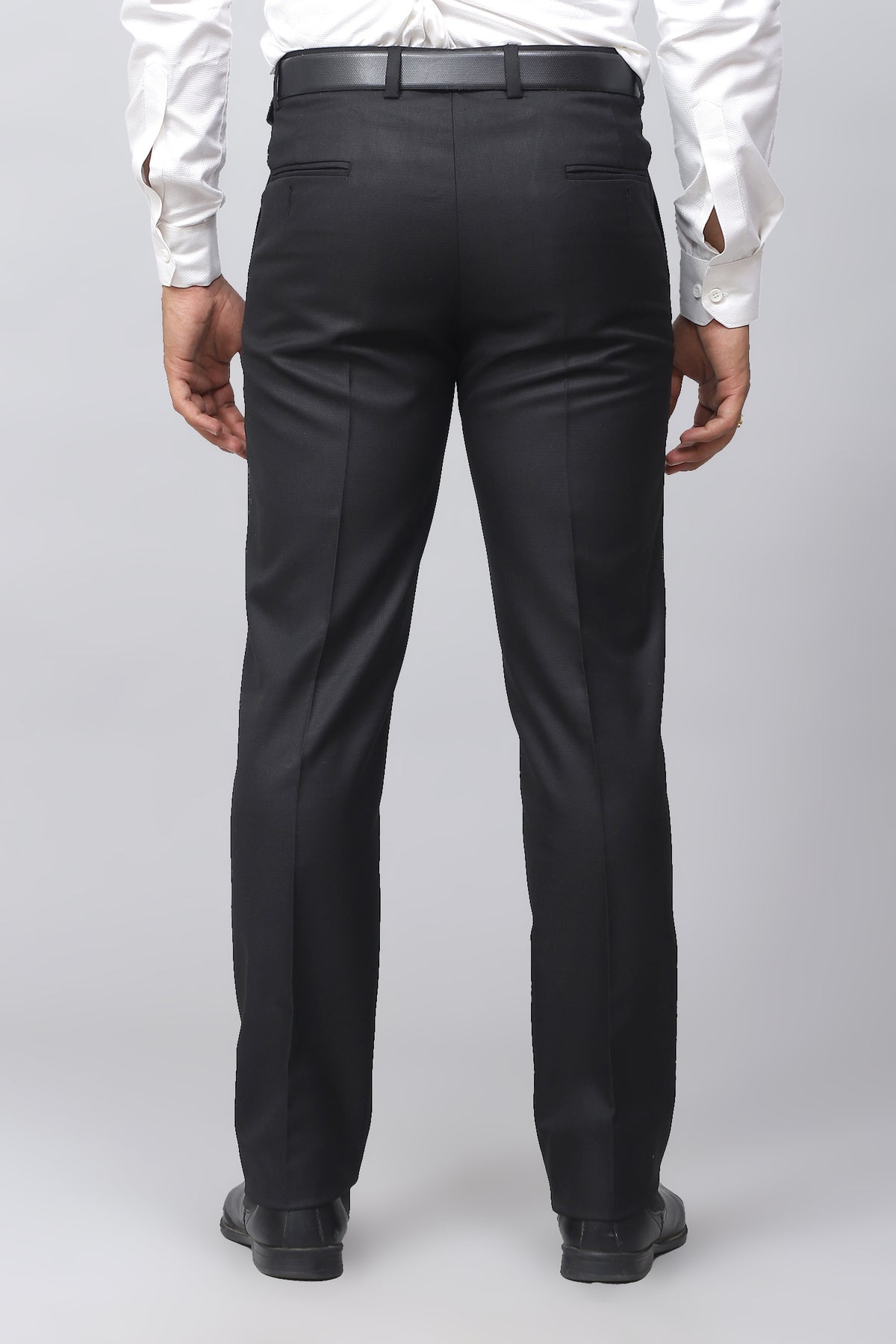 Bluebird Men's Classic Black Power Formal Trousers