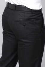 Bluebird Men's Classic Black Power Formal Trousers