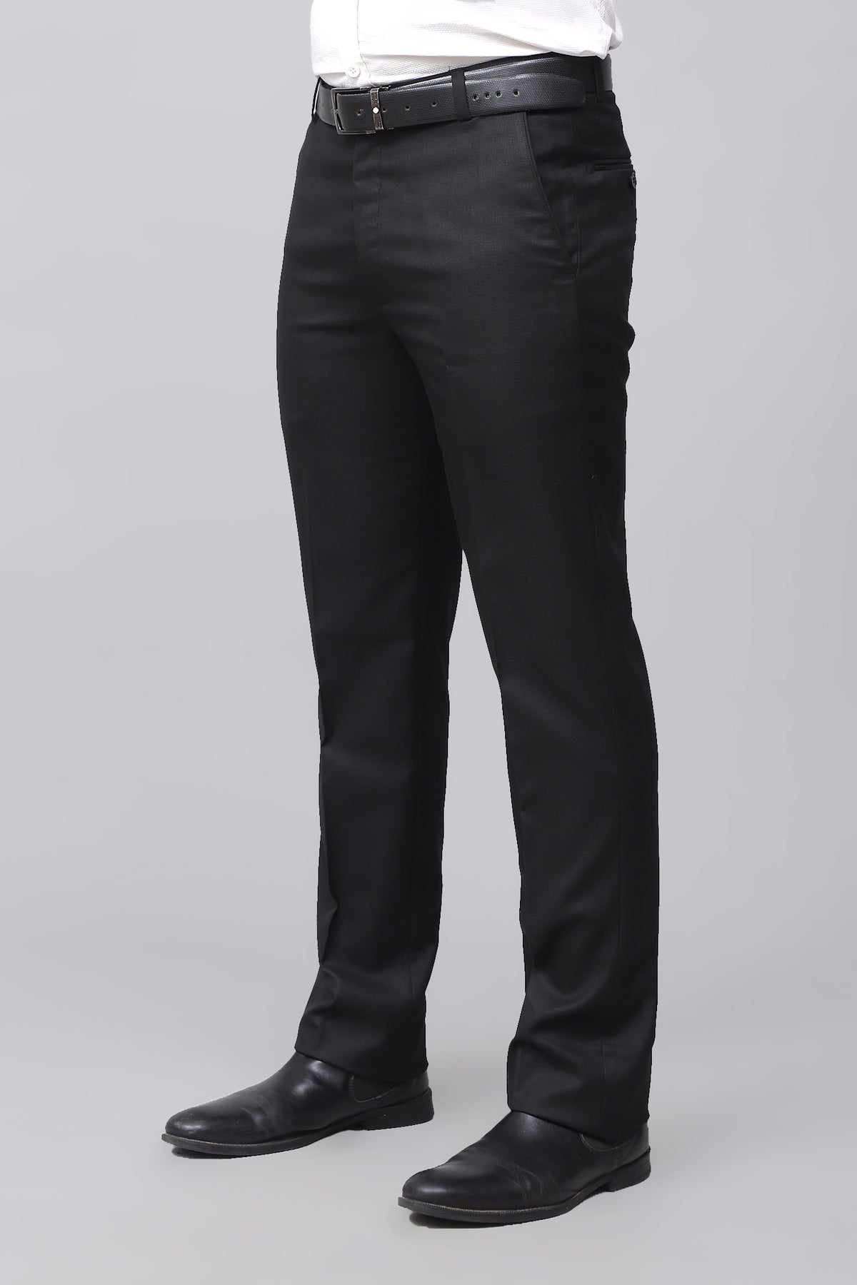 Bluebird Men's Classic Black Power Formal Trousers