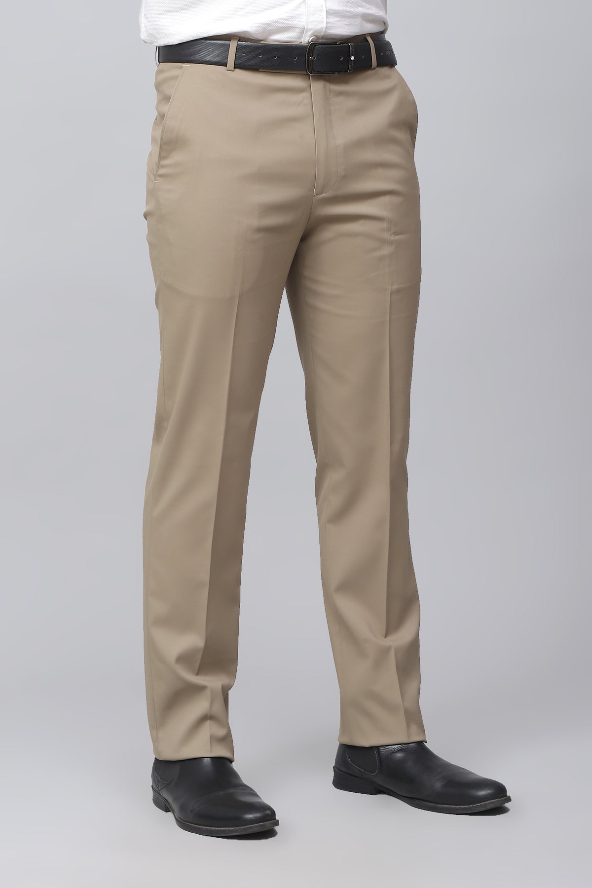 Bluebird Men's Refined Light Latte Business Formal Trousers