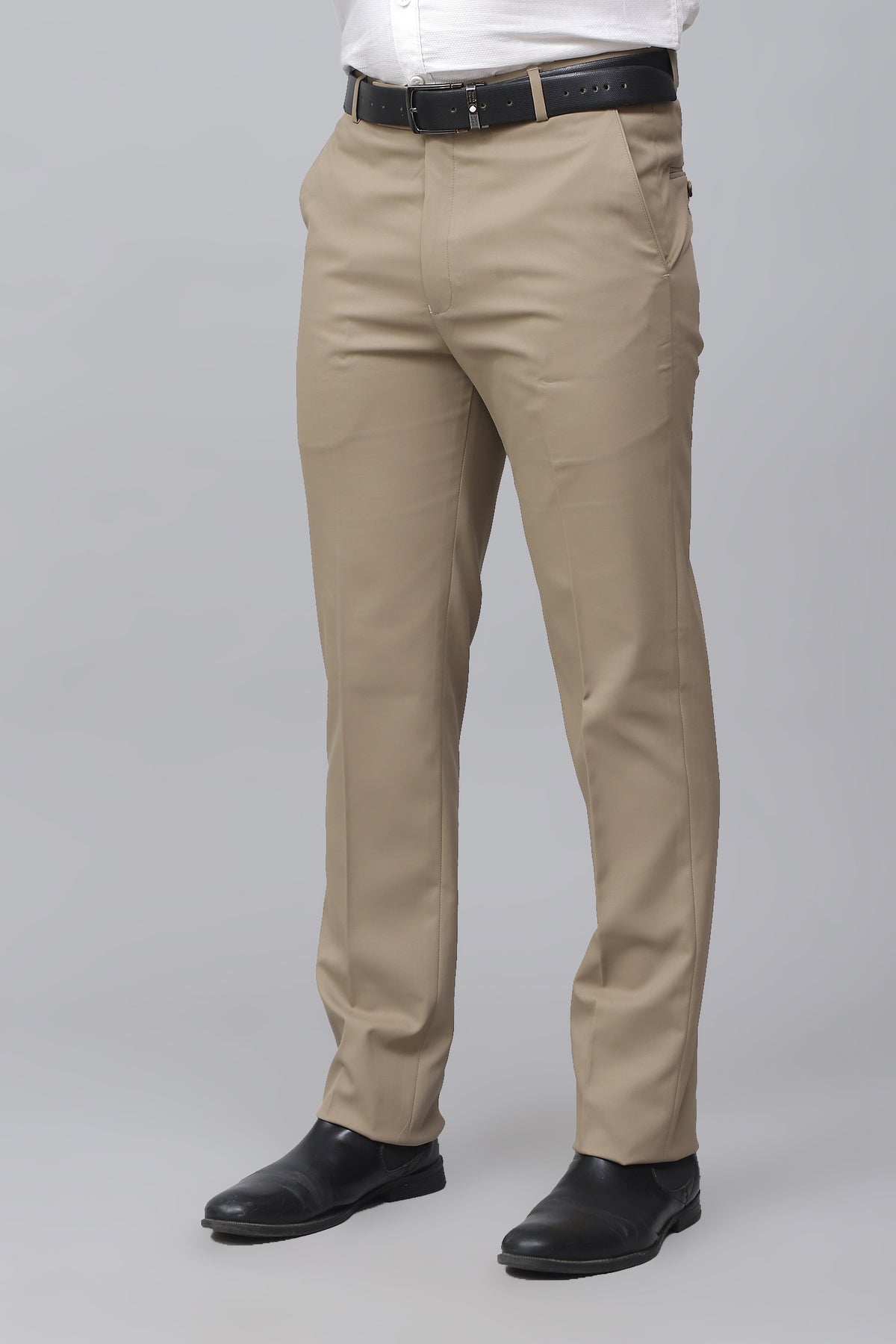 Bluebird Men's Refined Light Latte Business Formal Trousers