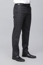 Bluebird Men's Urban Charcoal Grey Stretch Band Trousers