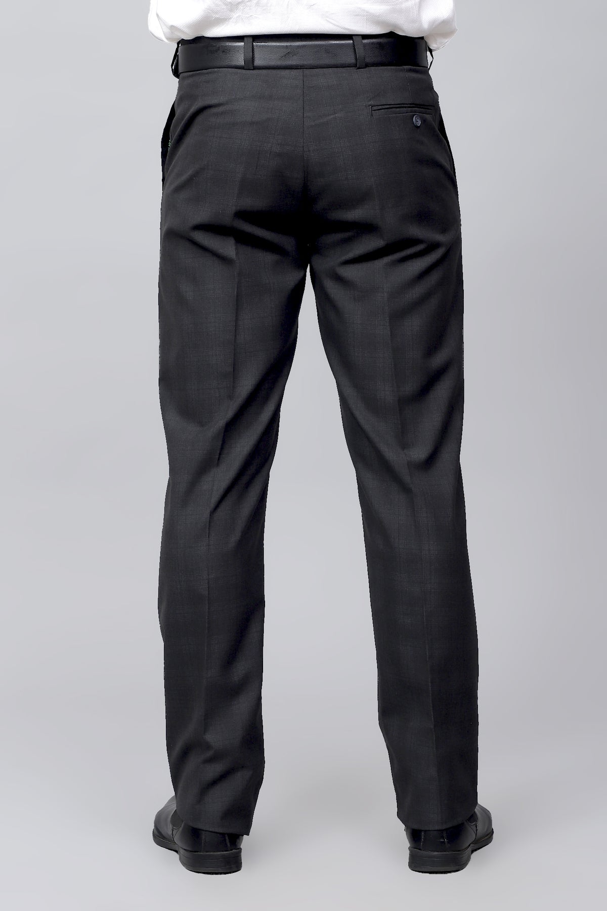 Bluebird Men's Urban Charcoal Grey Stretch Band Trousers