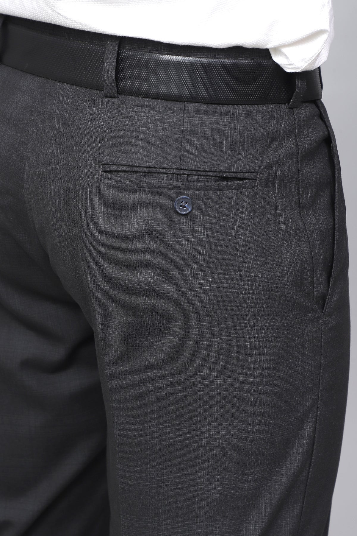 Bluebird Men's Urban Charcoal Grey Stretch Band Trousers