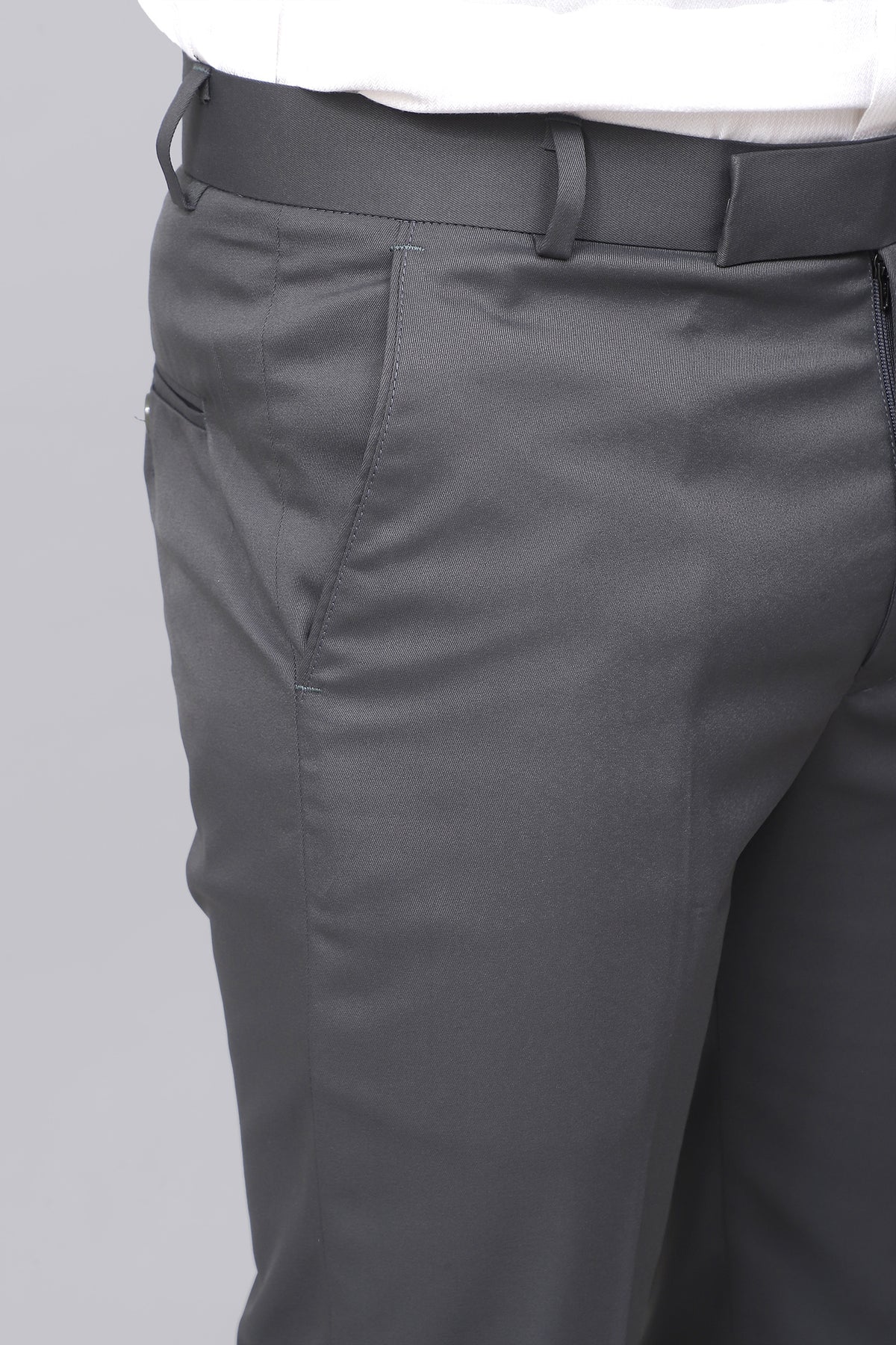 Bluebird Men's Sophisticated Anchor Grey Formal Trousers