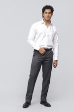 Bluebird Men's Sophisticated Anchor Grey Formal Trousers
