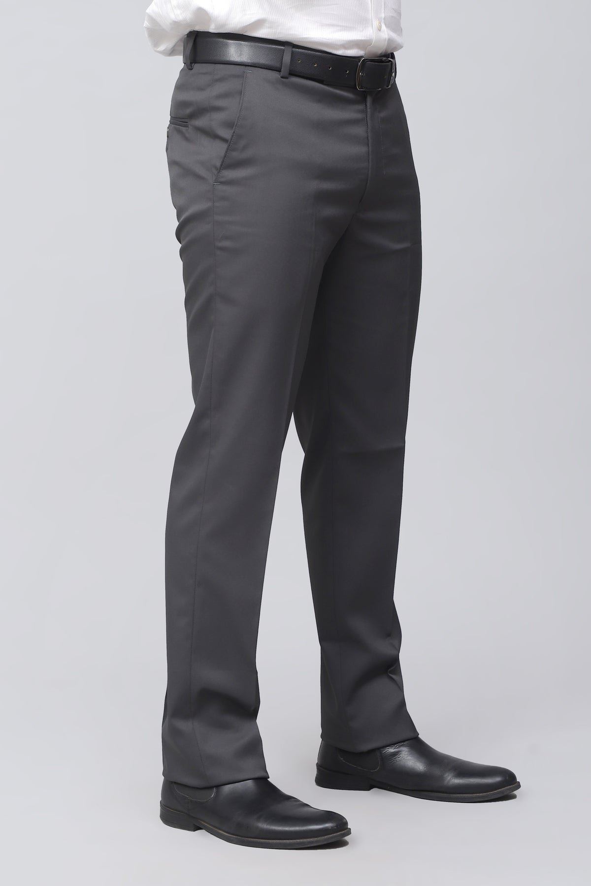 Bluebird Men's Sophisticated Anchor Grey Formal Trousers