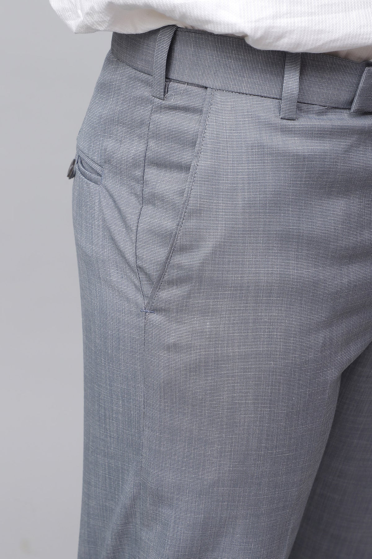 Bluebird Men's Polished Light Falls Stretch Band Trousers