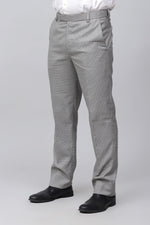 Bluebird Men's Sleek Light Grey Stretch Band Trousers