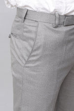 Bluebird Men's Sleek Light Grey Stretch Band Trousers