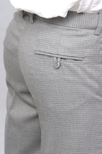 Bluebird Men's Sleek Light Grey Stretch Band Trousers