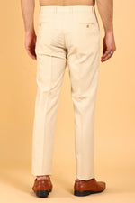 BLUEBIRD MEN'S WHEAT TEXTURE LYCRA FORMAL TROUSER