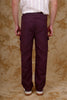 Bluebird Men's Cotton Cargo Pant Loose Fit Maroon