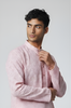 Veshbhoshaa Men's Soft Pink Printed Kurta Set