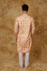 Bluesaanchi Sequined Chikan Print Traditional Yellow Kurta Set