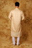 Bluesaanchi Zari Work Beige Kurta with Trouser Pajama