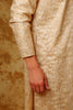 Bluesaanchi Zari Work Beige Kurta with Trouser Pajama