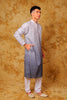 Bluesaanchi Zari Work Light Blue Kurta with Trouser Pajama