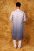 Bluesaanchi Zari Work Light Blue Kurta with Trouser Pajama